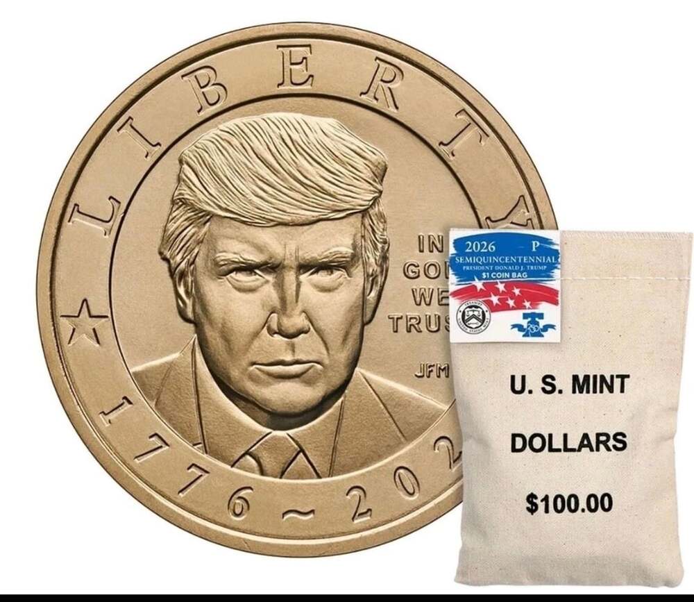 2026 P Donald J. Trump Semiquincentennial Coin Bag